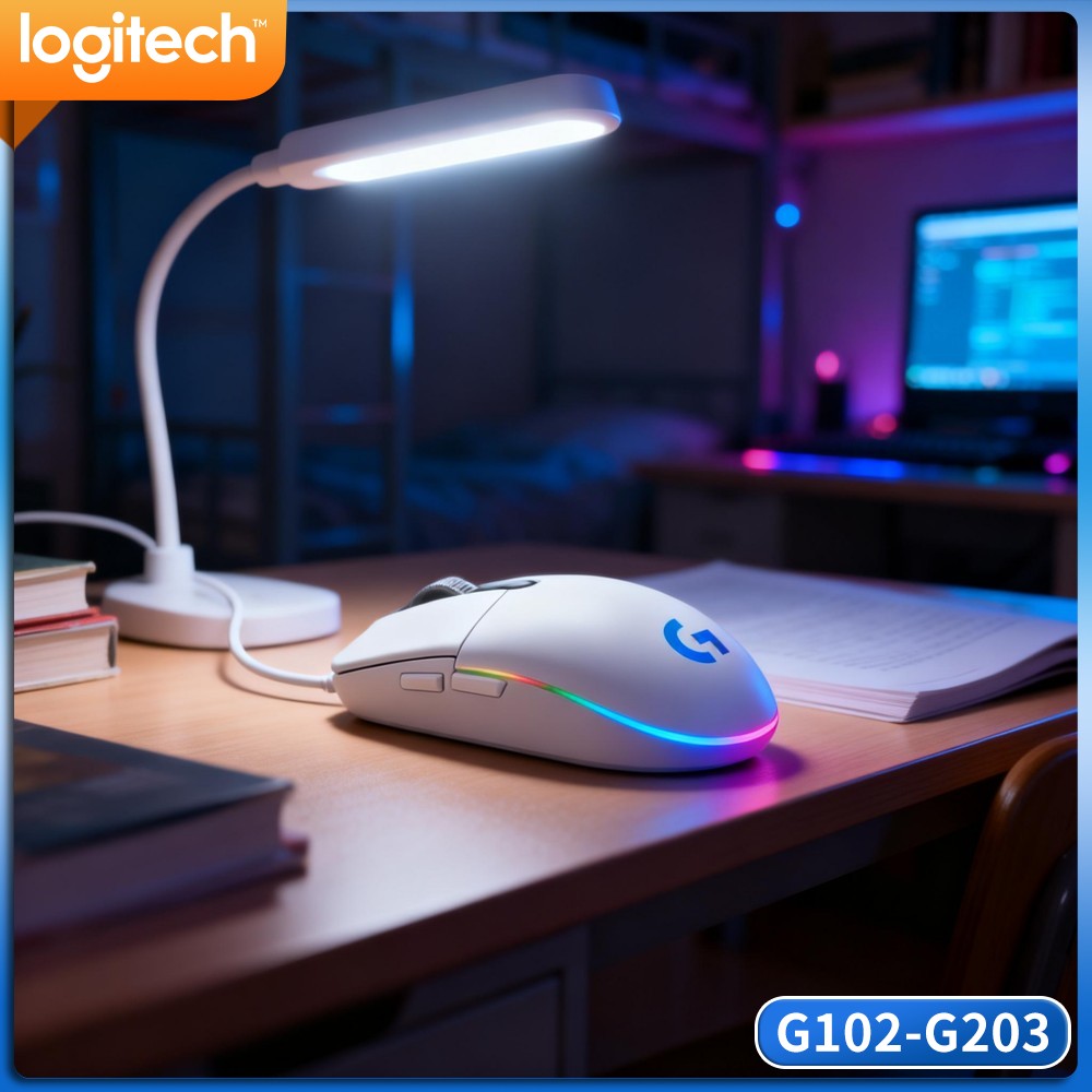 Logitech Mouse G203 - Mouse Gamer com Fio Logitech G102,