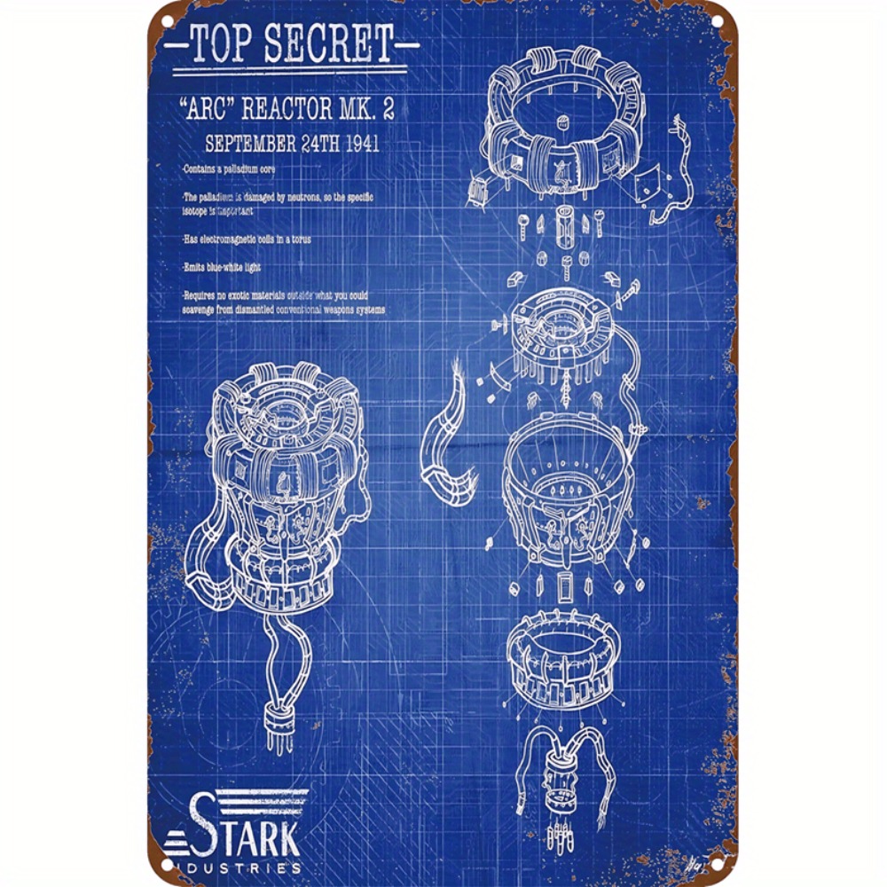 Office Tech Decor - CIFBUY Placa de Metal Decorativa Retrô