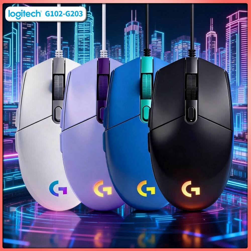 Logitech Mouse G203 - Mouse Gamer Logitech G203 Prodigy RGB