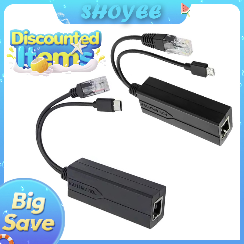 Power Over Ethernet - Divisor poe 48v a 5v micro