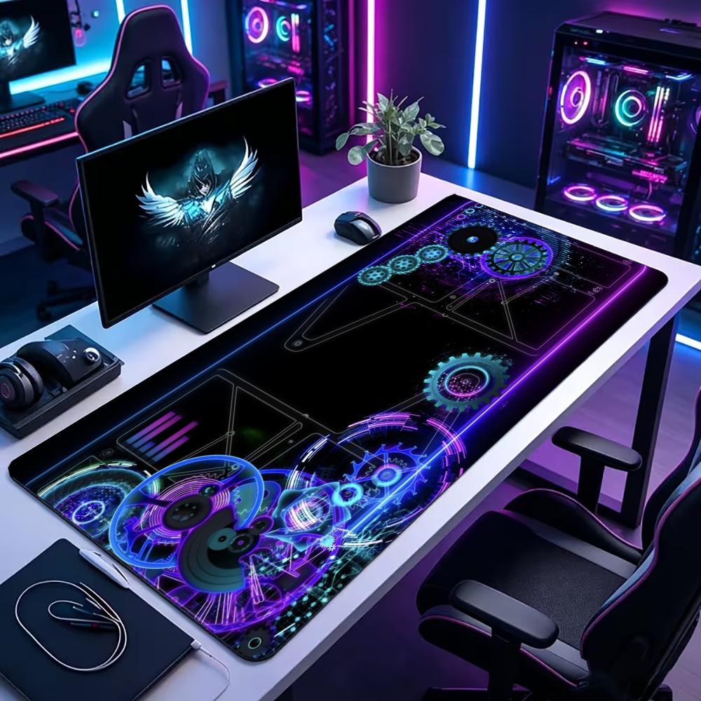 Office Tech Decor - Tapete de Mesa Grande Tech Gear