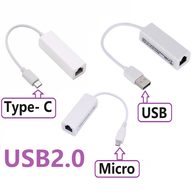 Power Over Ethernet - Adaptador de Rede USB Tipo C,