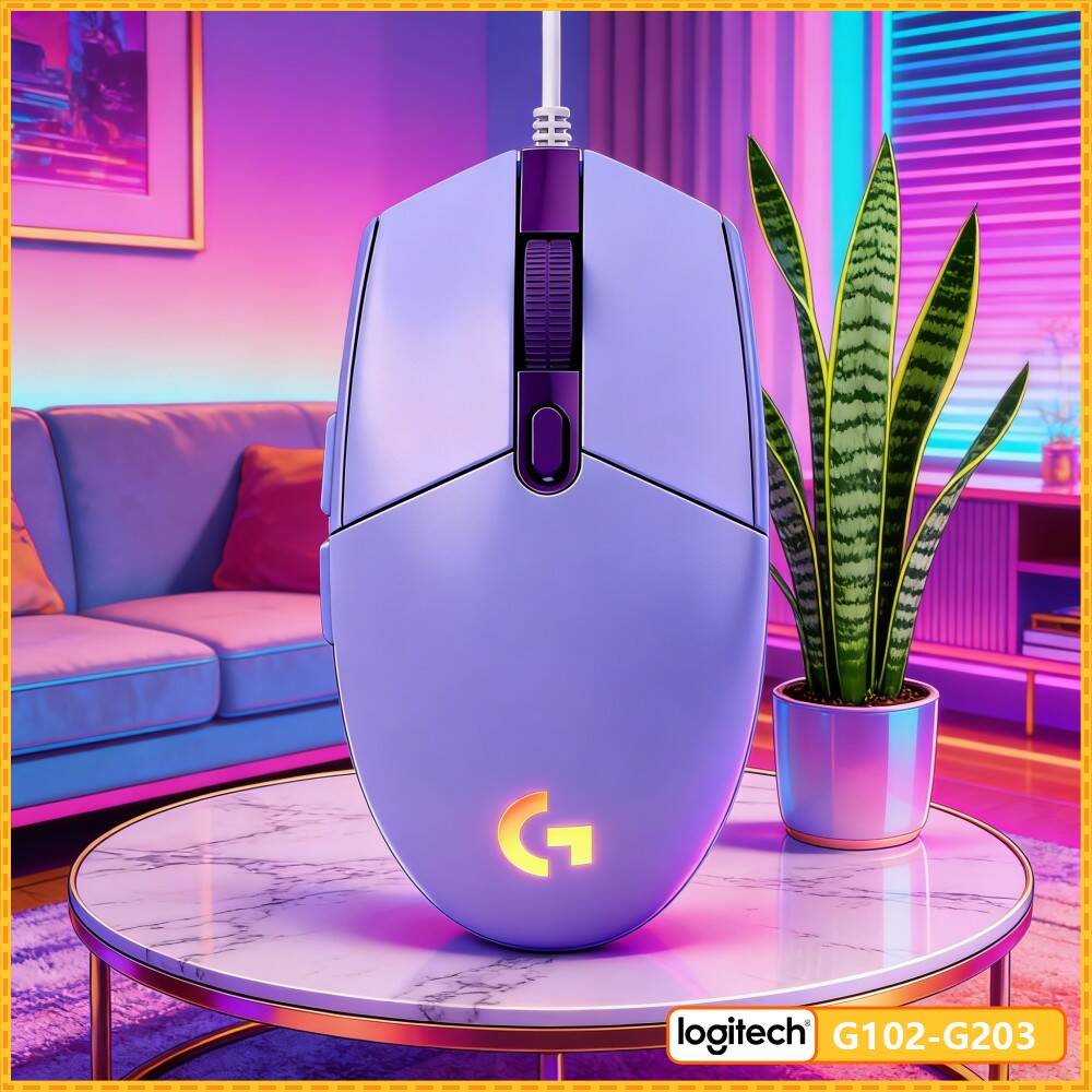 Logitech Mouse G203 - Mouse Gamer Logitech G203 8000 DPI