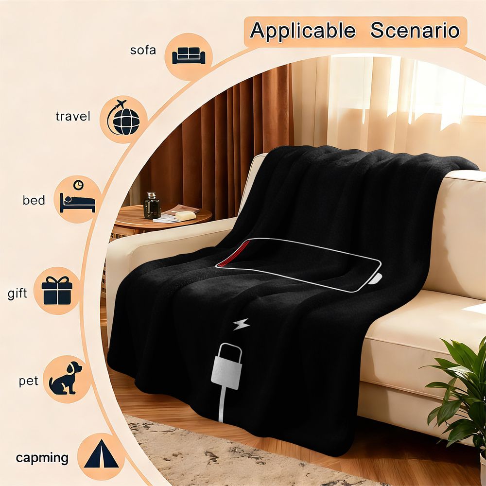 Cobertor de Flanela Minimalist - Office Tech Gifts avaliação e preço