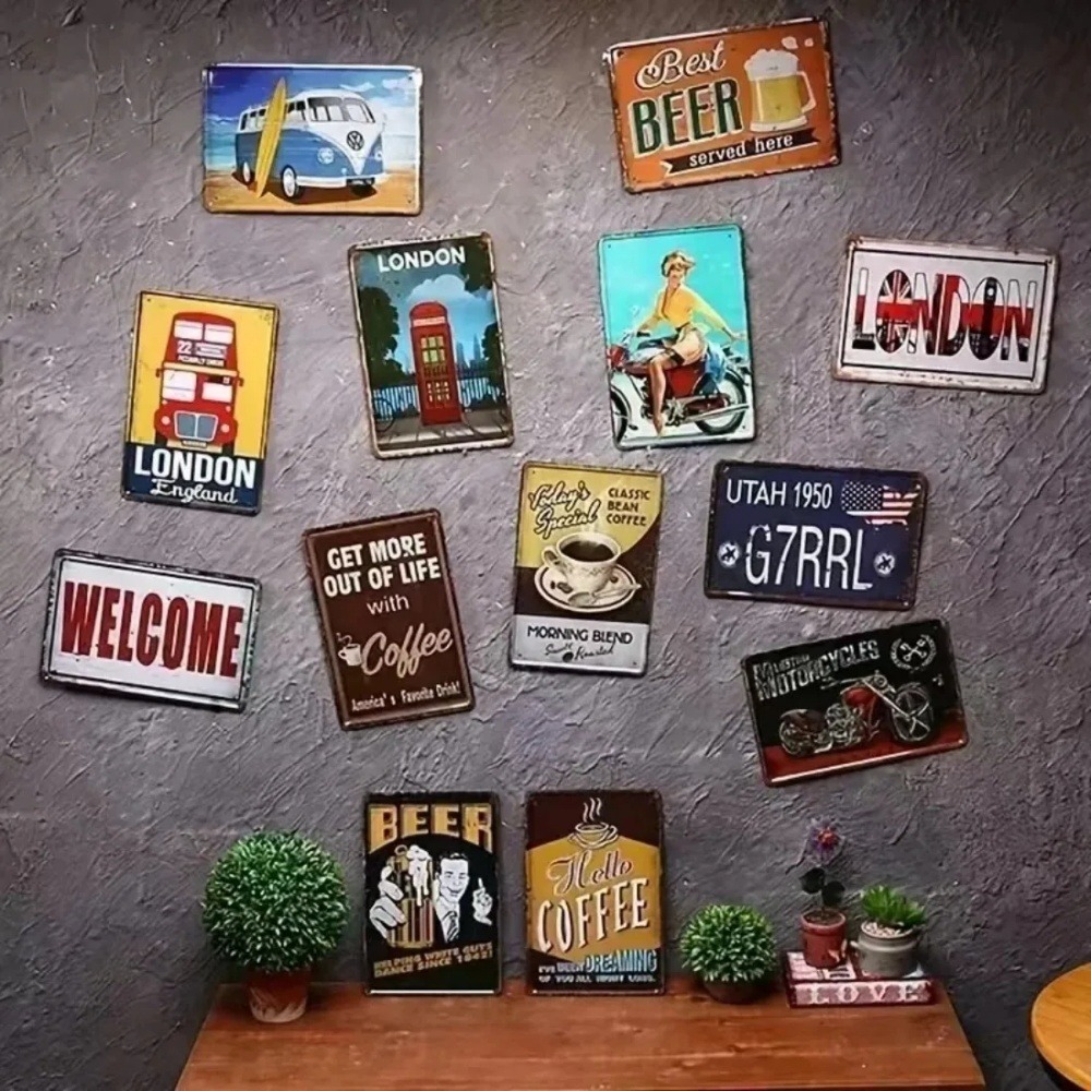CIFBUY Placa de Metal Decorati - Office Tech Decor avaliação e preço