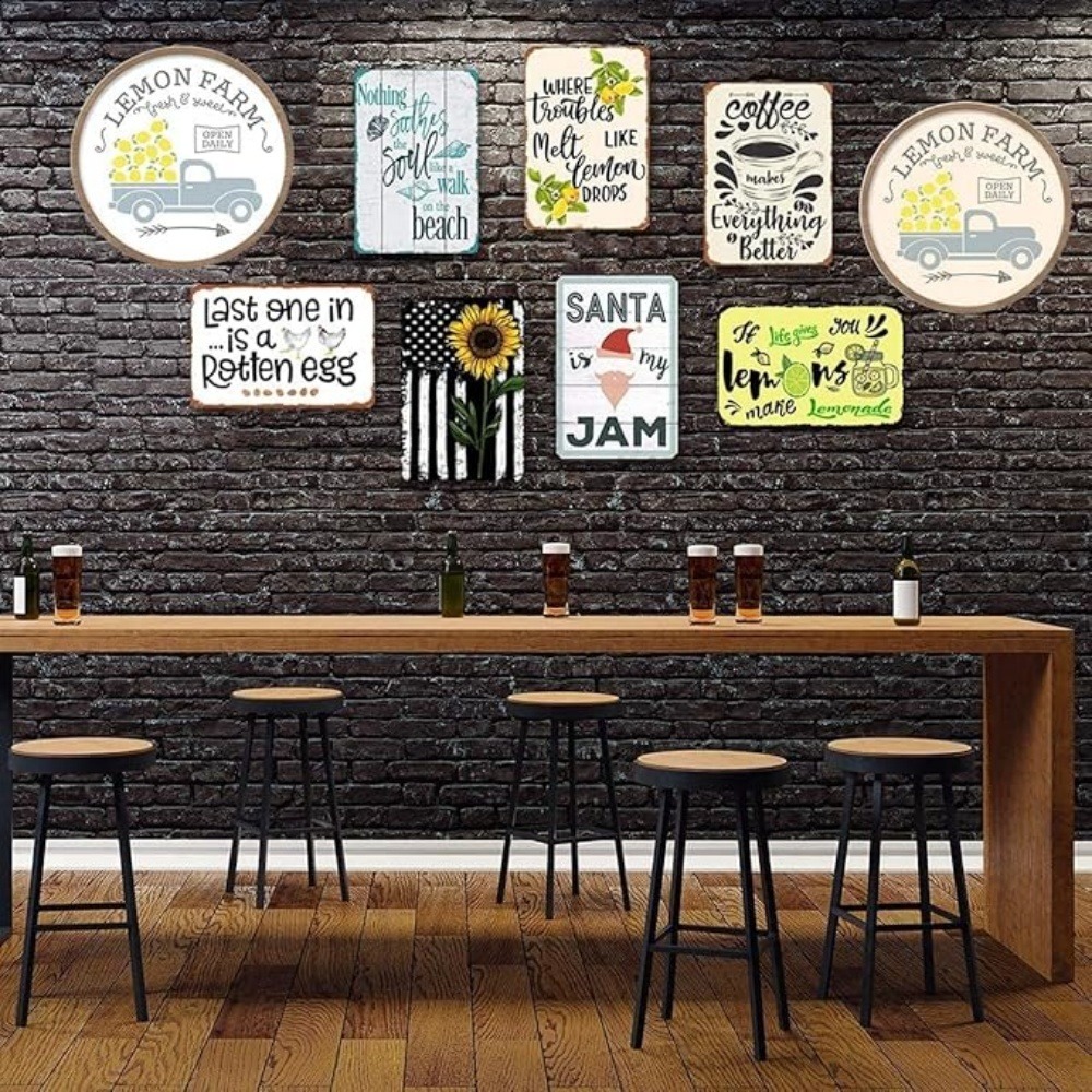 CIFBUY Placa de Metal Decorati - Office Tech Decor avaliação e preço