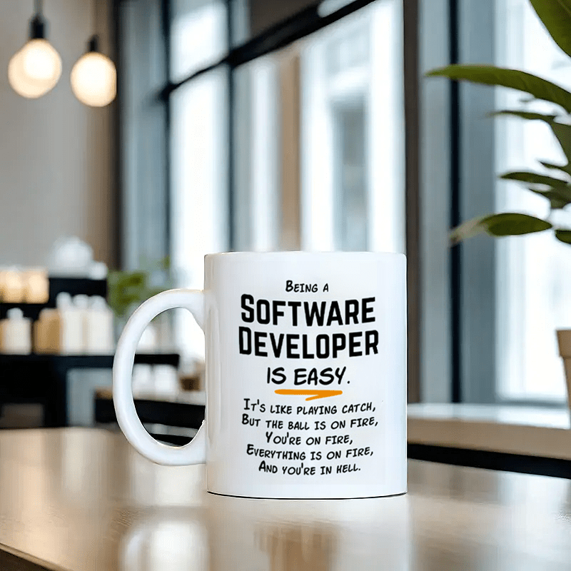 Caneca de Cerâmica 11oz com Hu - Office Tech Gifts avaliação e preço