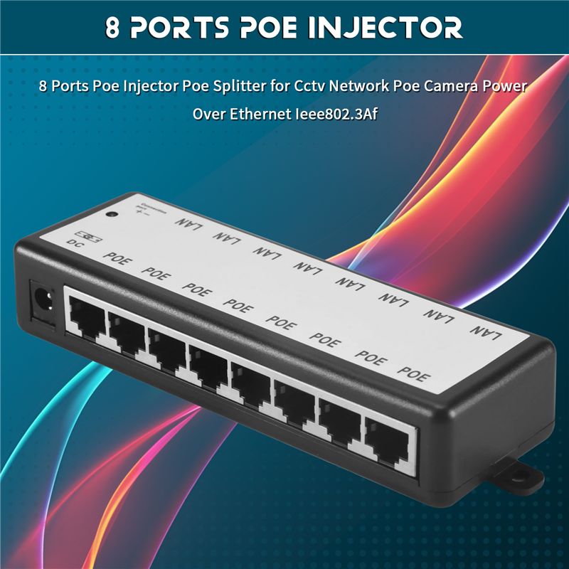 Injetor Poe PHILE-8 Portas e D - Power Over Ethernet avaliação e preço